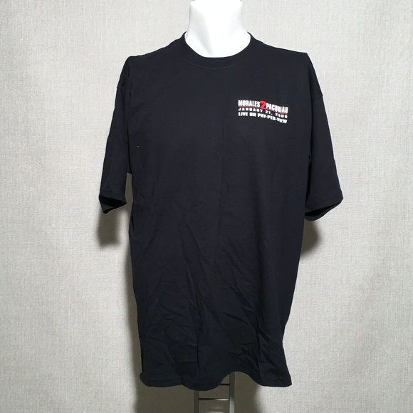 NWOT Boxing Manny Pacquiao vs Erik Morales T-Shirt - Picture 3 of 3